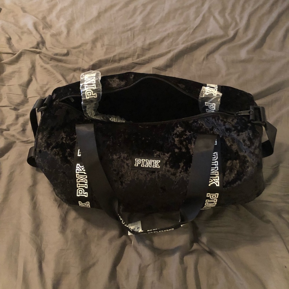 Velvet Round Duffel Bag